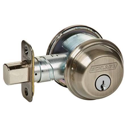 Single Cylinder Deadbolt – Antique Pewter (620)
