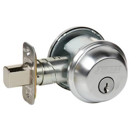 Single Cylinder Deadbolt – Satin Chrome (626)