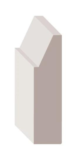 MDF Primed Stop 3/8 x 1.3/8 x 7'