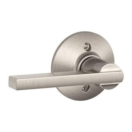 Schlage Latitude Dummy Lever – Satin Nickel (619)