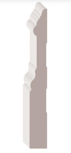 Ultralight MDF Primed Base 5/8 x 5 x 8'