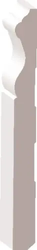 MDF Primed Colonial Base 1/2 x 5.1/4 x 8'