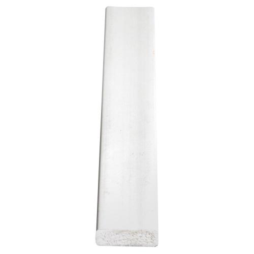 PVC White Stop 3/8 x 1.1/4 x 7'