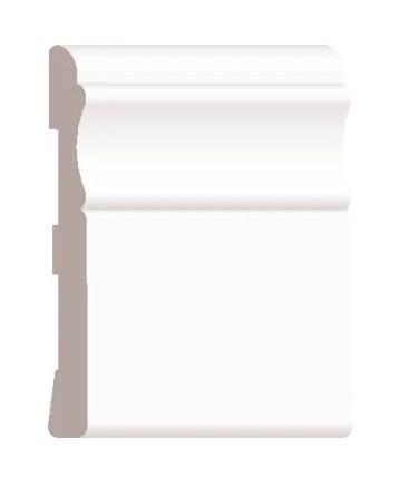 PVC Colonial Base 3/8 x 3 x 8'
