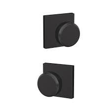 Schlage Bowery Privacy Door Knob with Collins Trim