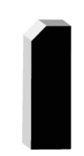 MDF Primed Stop 3/8 x 1.1/8 x 7'