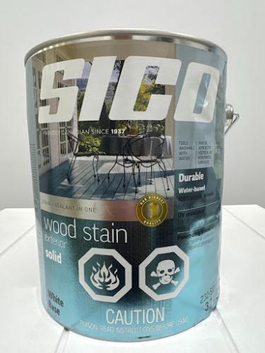 SICO Exterior Solid Wood Stain White Base