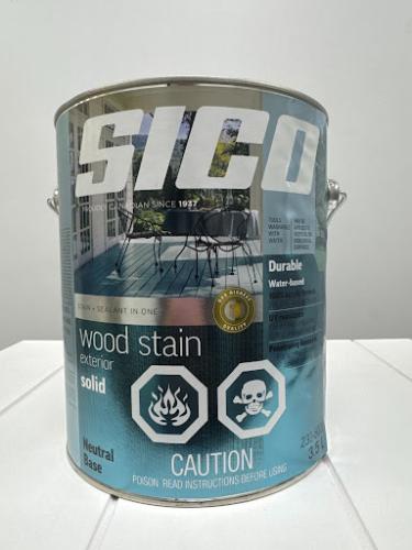 SICO Solid Exterior Wood Stain Neutral Base
