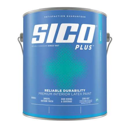 SICO Plus Interior Paint – Eggshell Finish, Medium Base, Gallon