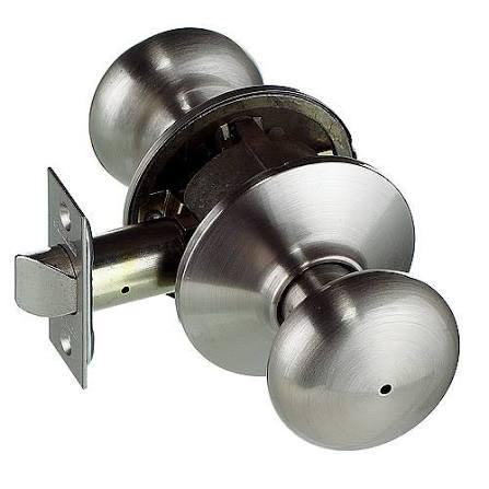 Schlage Plymouth Privacy Door Knob – Satin Nickel (619)