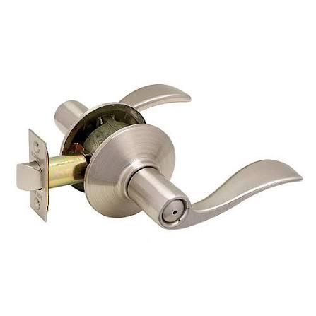 Schlage Accent Privacy Door Lever – Satin Nickel (619)