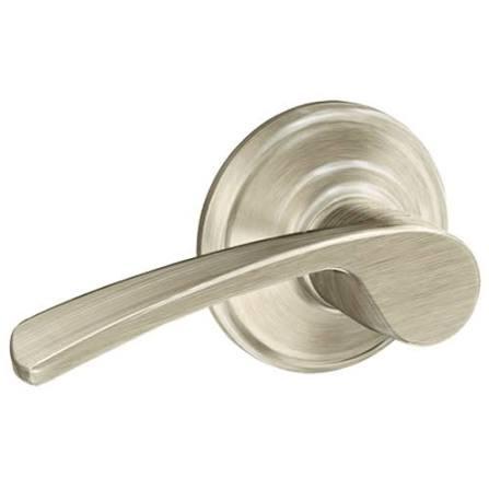 Schlage Merano Privacy Door Lever – Satin Nickel (619)