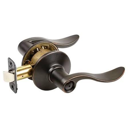 Schlage Accent Privacy Door Lever – Aged Bronze (716)