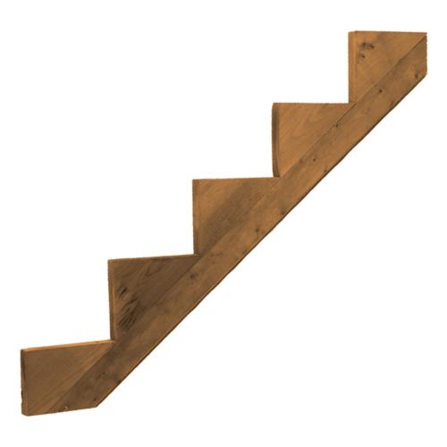 Pressure Treated 5-Step Stair Stringer