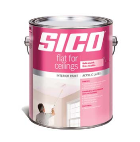 SICO Supreme Ceiling Paint – Flat White, Gallon
