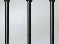 Deckorators Classic 32" Black Aluminum Balusters – 10 Pack