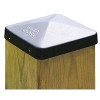 CAP PST 3-7/8X3-7/8IN BLK PCP11BLK