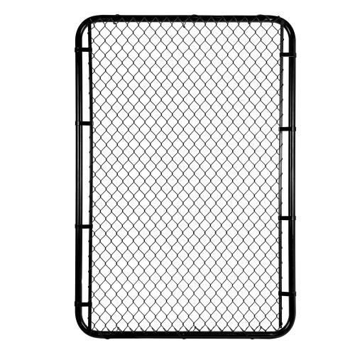 Nuvo Iron 42 x 60 Gate with 1.5 x 11 Gauge Mesh – Black