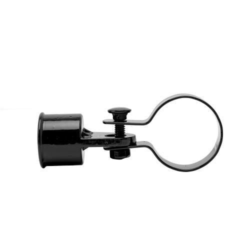 Nuvo Iron 1 7/8 x 1 1/4 Rail End Assembly – Black
