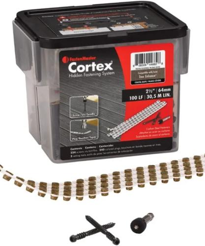 Trex Cortex Hidden Fastening System  Enhance 2 1/2" - Clam Shell – 100 Linear Feet