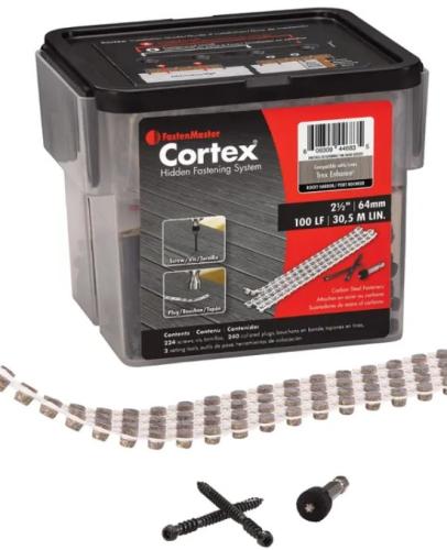 Trex Cortex Hidden Fastening System Enhance 2 1/2" – Rocky Harbor – 100 Linear Feet