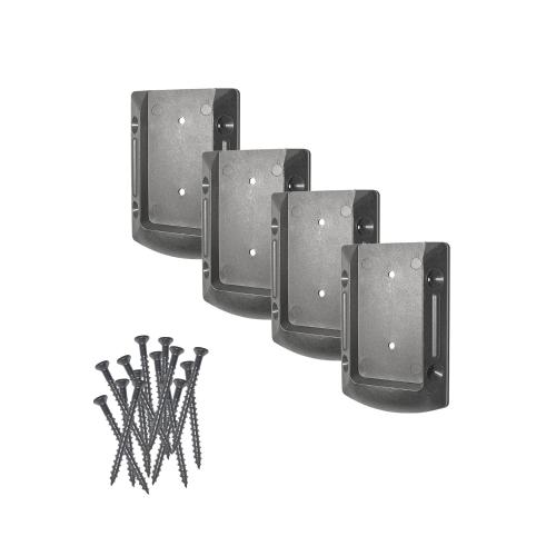 Nuvo Iron Deck & Level Rail Connectors (4 pcs) Screws Included