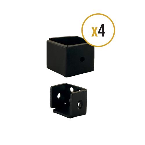 Nuvo Iron Ready Rail | Level Brackets for Steel Railing (4per pkg)