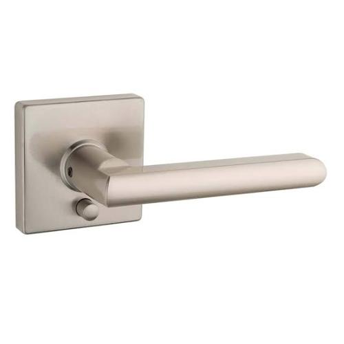 Taymor Vega Privacy Lever with Square Rose – Satin Nickel