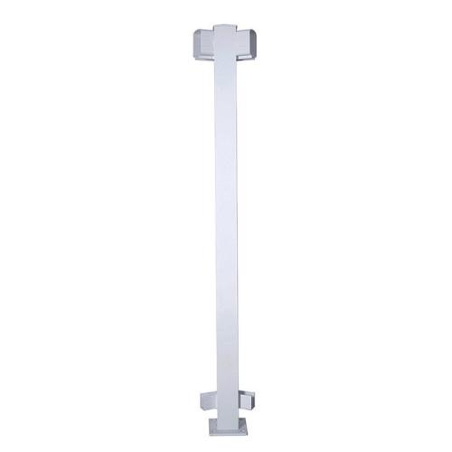 Vista Railing White 45° Corner Post – 42"