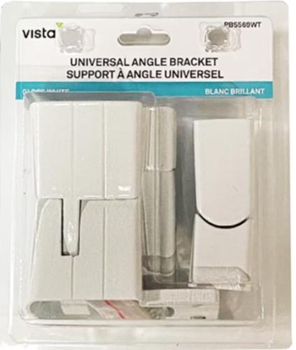 Vista Railing White Universal Angle Bracket