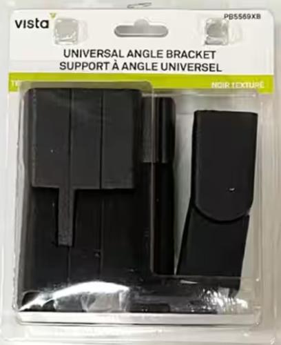 Vista Railing Textured Black Universal Angle Bracket