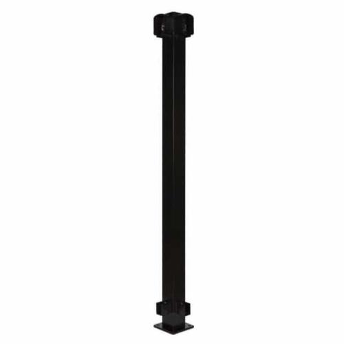 Vista Railing Textured Black 45° Corner Post – 36"