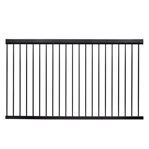 Vista Railing Textured Black Picket Package – 6 ft (36" Rail Height)