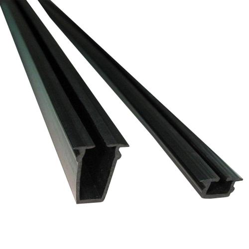 Vista Railing Black 6 ft Glass Glazing Gasket Package