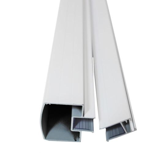 Vista Railing White Top & Bottom Rail – 7 ft.