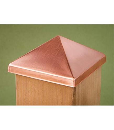 Nuvo Iron4 -1/2" Pyramid Copper Post Cap Fits 5" x 5"