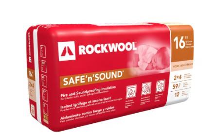 ROXUL (ROCKWOOL) Safe’n’Sound 3' x 15' (59.7 sq. ft.)