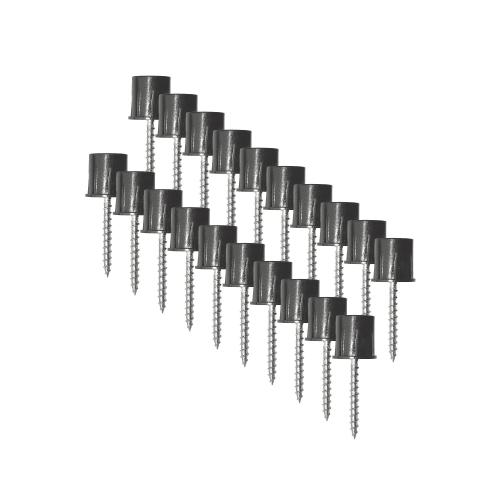 Nuvo Iron Surface Mount Deck Rail Connectors (20 pcs) for 3/4" Round Balusters 20 Per Pkg
