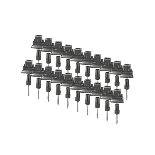 Nuvo Iron Surface Mount Deck Rail Connectors (20 pcs) for 3/4" Square Balusters