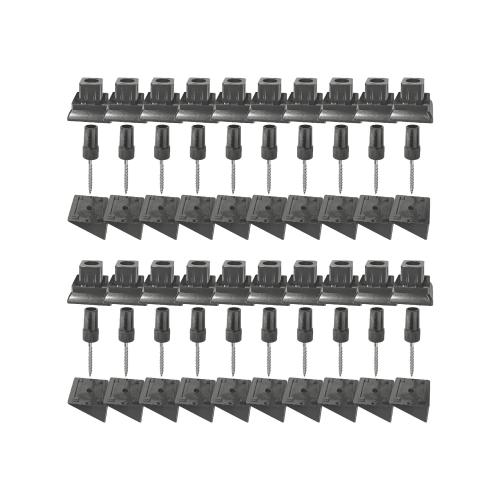 Nuvo Iron Surface Mount Stair Rail Connectors (20 pcs) for 3/4" Square Balusters