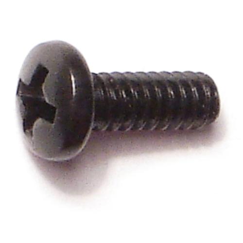 Ph Pan Ms Black  6-32 X 3/8