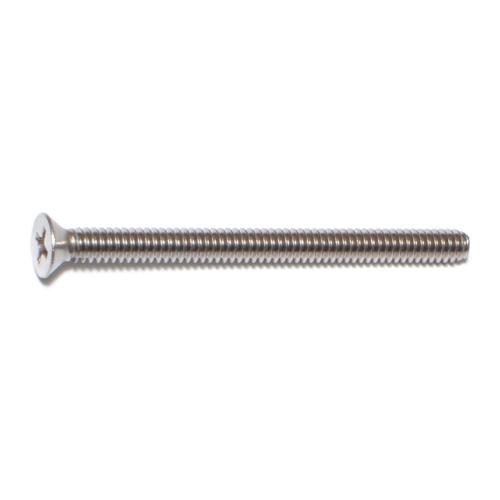 Ph Fl Machine Screw  Stainless Steel  10-24 X 2-1/2