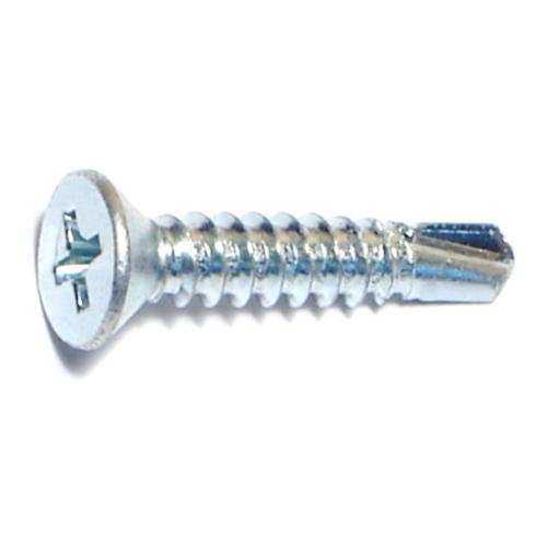 10 x 1-in Phillips Flat Self-Drilling Screw Zinc