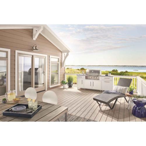 1-in x 5-1/2-in x 20-ft Serenity Sand Castle Square Edge PVC Decking Board Alt #2