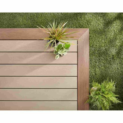 1-in x 5-1/2-in x 20-ft Serenity Sand Castle Square Edge PVC Decking Board Alt #3
