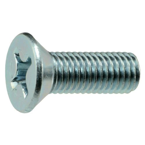 Phillips Flat Machine Screw Zinc  1/4-28 X 3/4