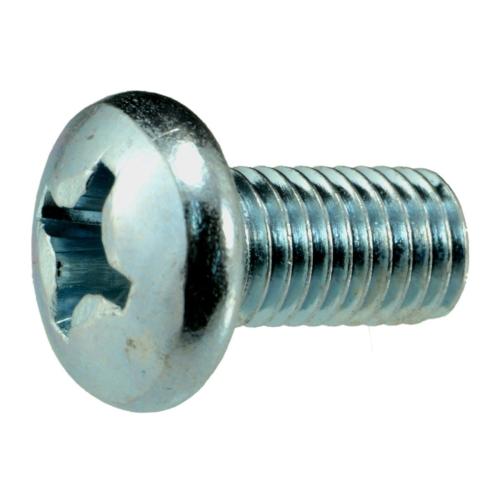 Phillips Pan Flat Machine Screw Zinc  1/4-28 X 1/2