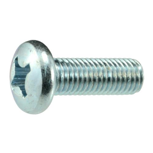 Phillips Pan Flat Machine Screw Zinc   1/4-28 X 3/4