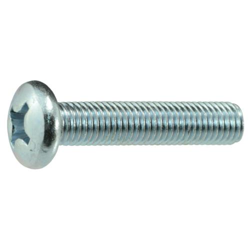 Phillips Pan Flat Machine Screw Zinc  1/4-28 X 1-1/4