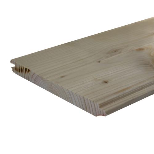 1-in x 8-in x 16-ft #2 Spruce Tongue and Groove WP4 V-Joint Board Lumber Alt #3